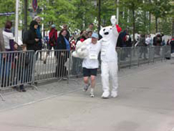 Beim HSH Nordbank Lauf 2009, puh war das anstrengend