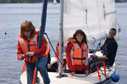 Zum 6. mal segelten wir gemeinsam auf der Alster mit der Segelschule Prüsse.