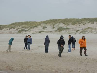 Nach der Ankunft im Klappholttal sind wir erst einmal alle an den Strand gegangen